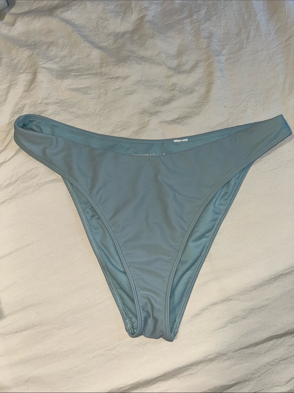 Abercrombie & Fitch High-Cut Cheeky Bikini Bottom - XL